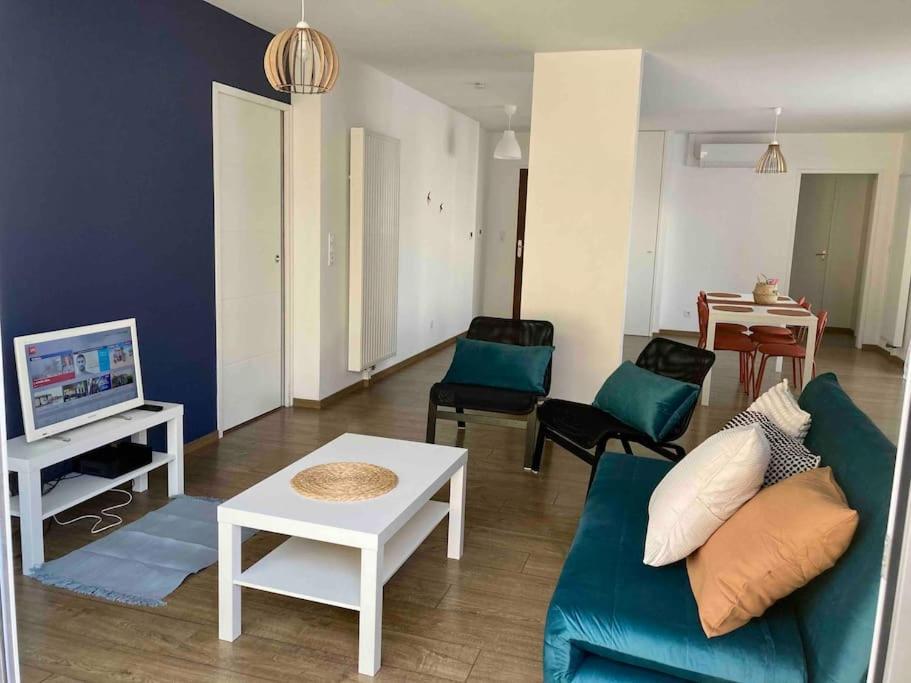 Quai Sud - Gare, 100 M2, Parking, Wifi, Superette, Lave Linge Apartment Angers Luaran gambar